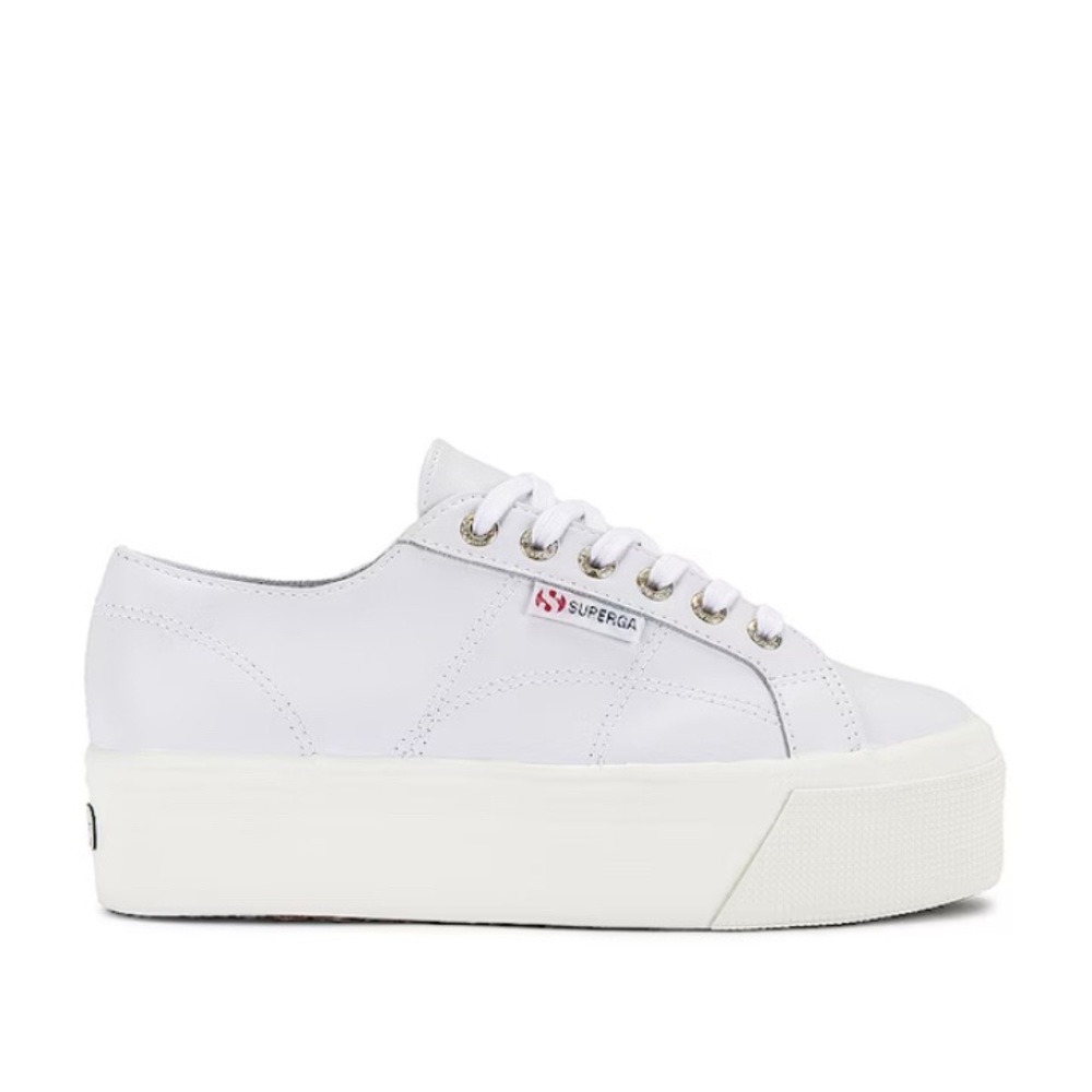 Superga 2790 Napa in White Leather